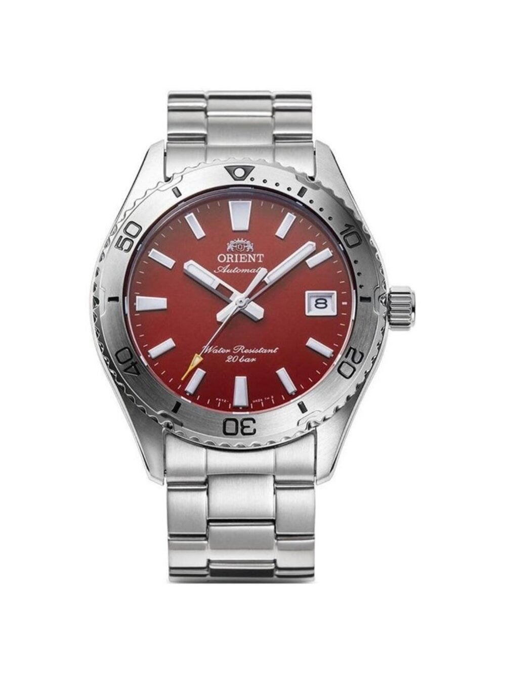 NWT Orient Sports Mako Automatic Red Dial Men's Watch